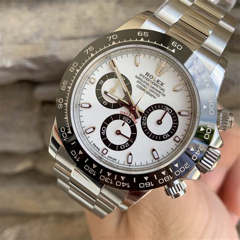 rolex ceramic daytona white or black|Rolex daytona ceramic black dial.